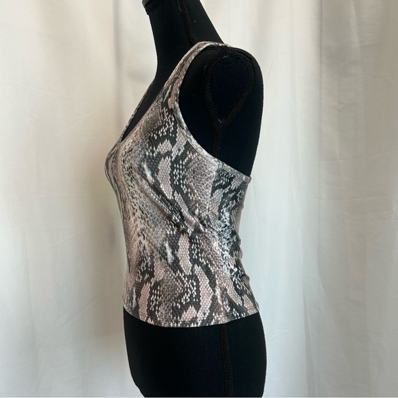 EVOLUTION and Creation animal snake print tank top size L - Picture 2 of 9